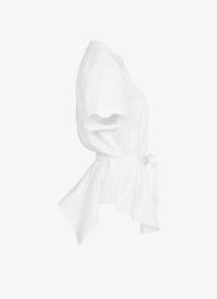 Structured T-shirt - White
