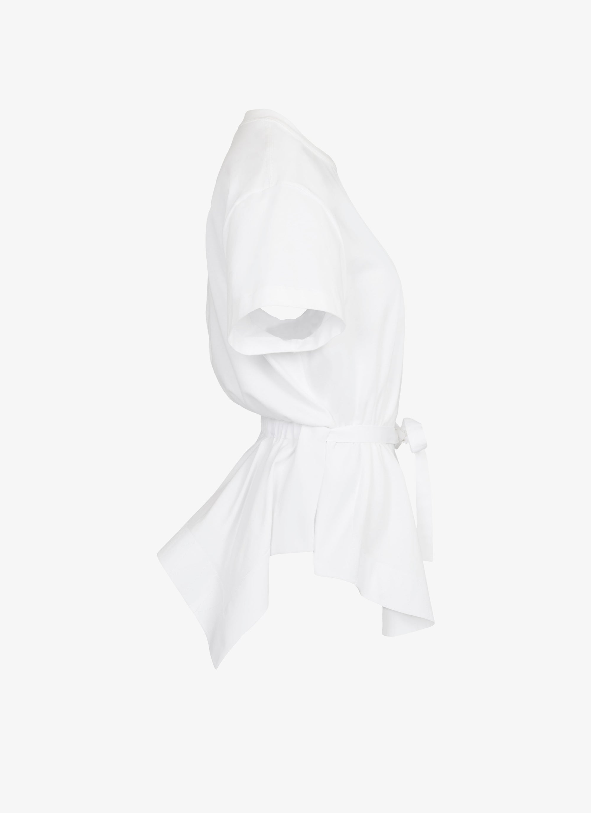 Structured T-shirt - White