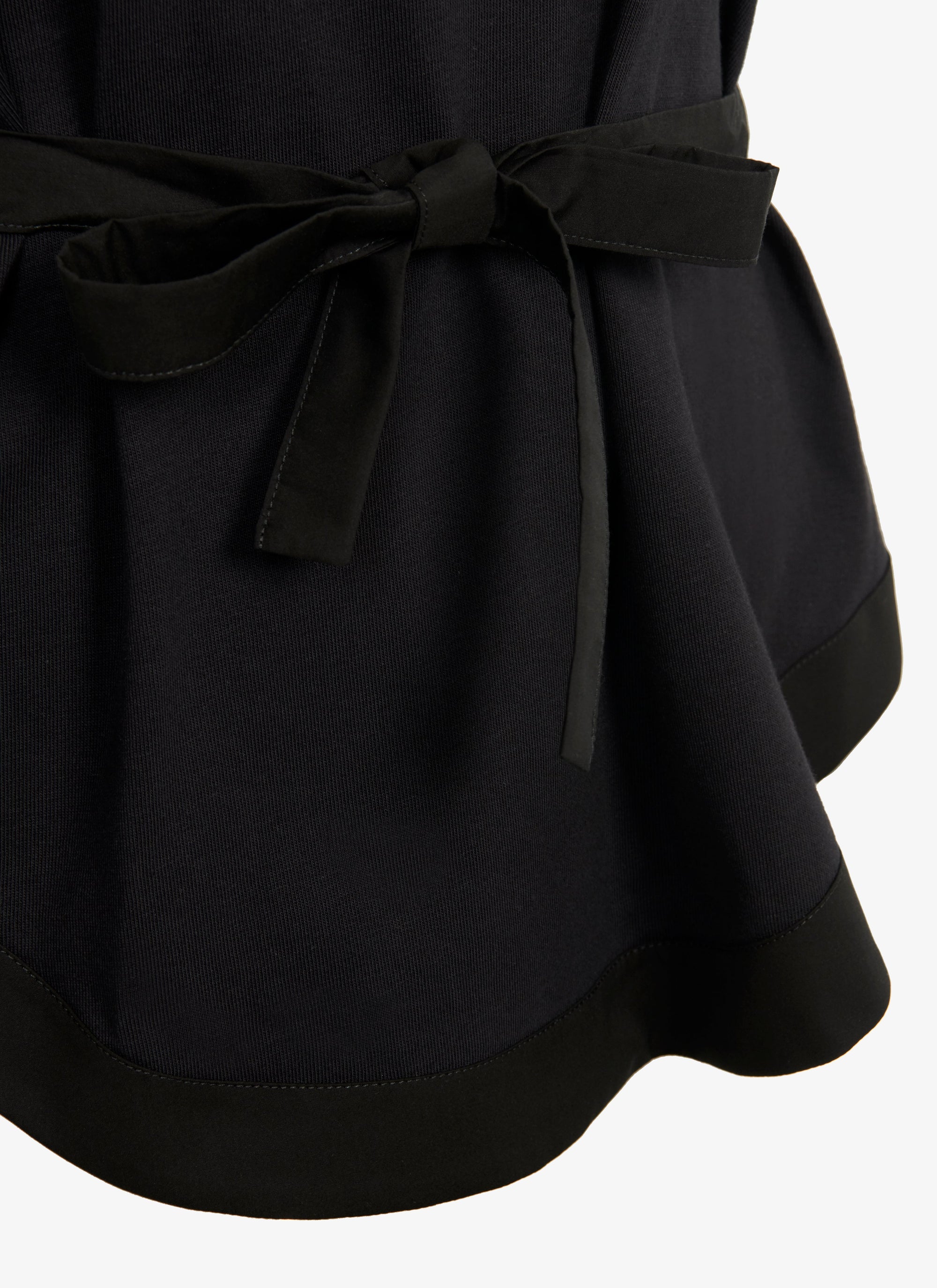 T-shirt structuré - Noir