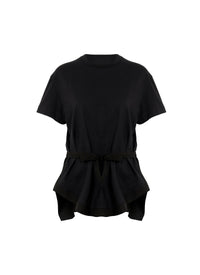 T-shirt structuré - Noir