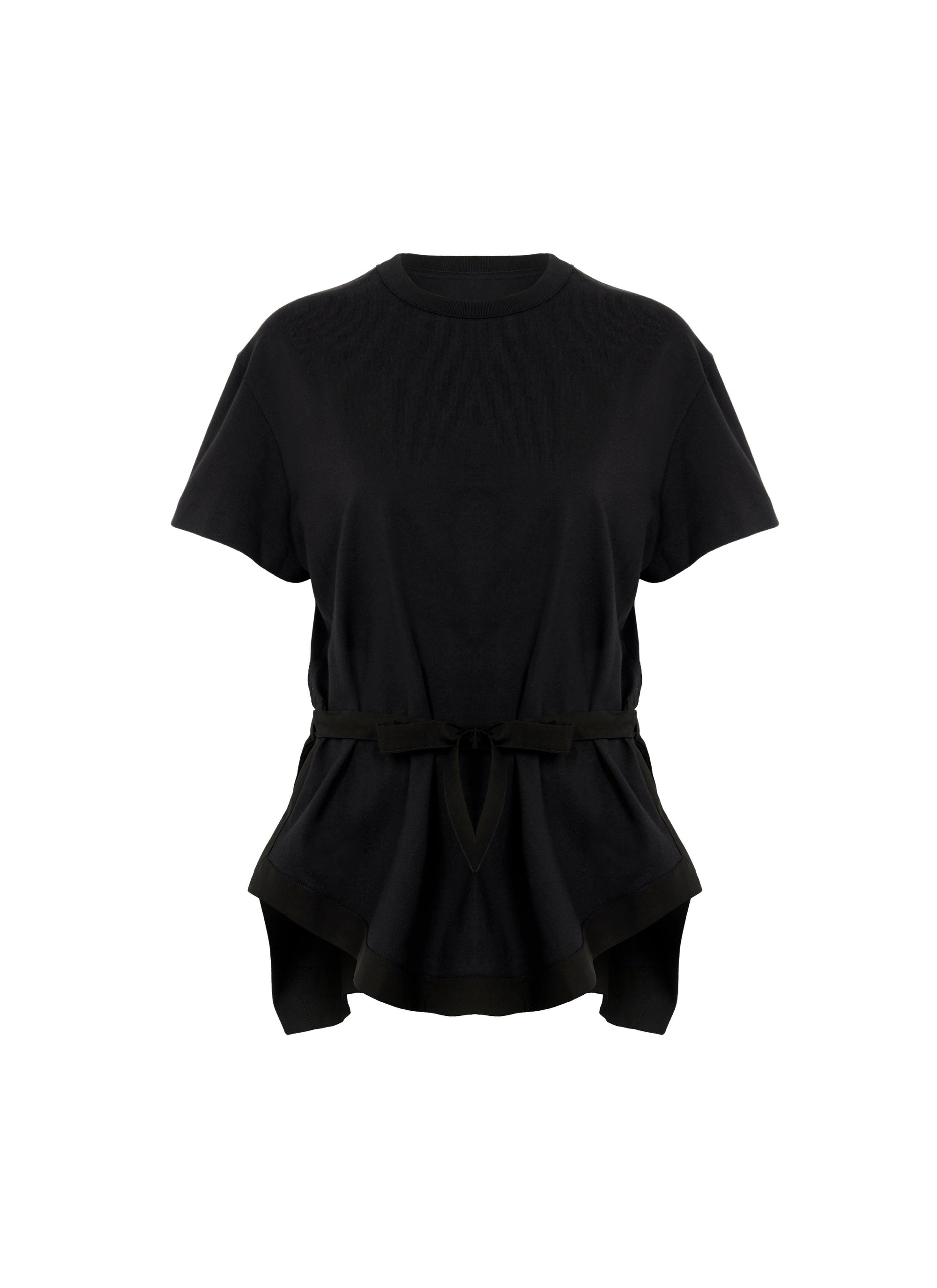 T-shirt structuré - Noir
