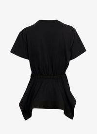 T-shirt structuré - Noir