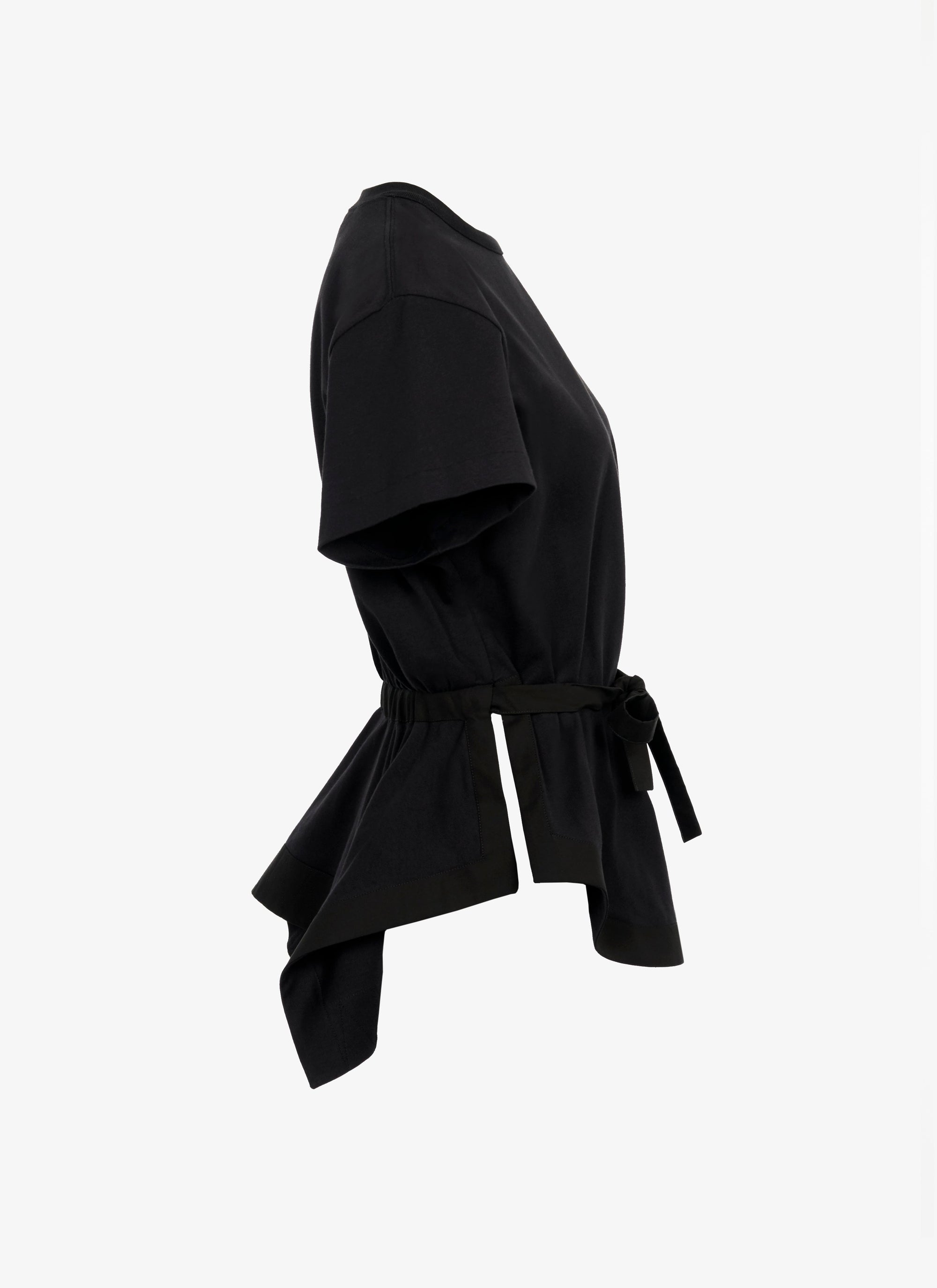 T-shirt structuré - Noir