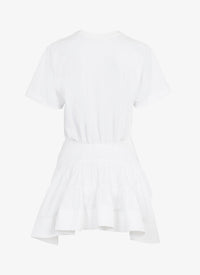 Long structured T-shirt - White