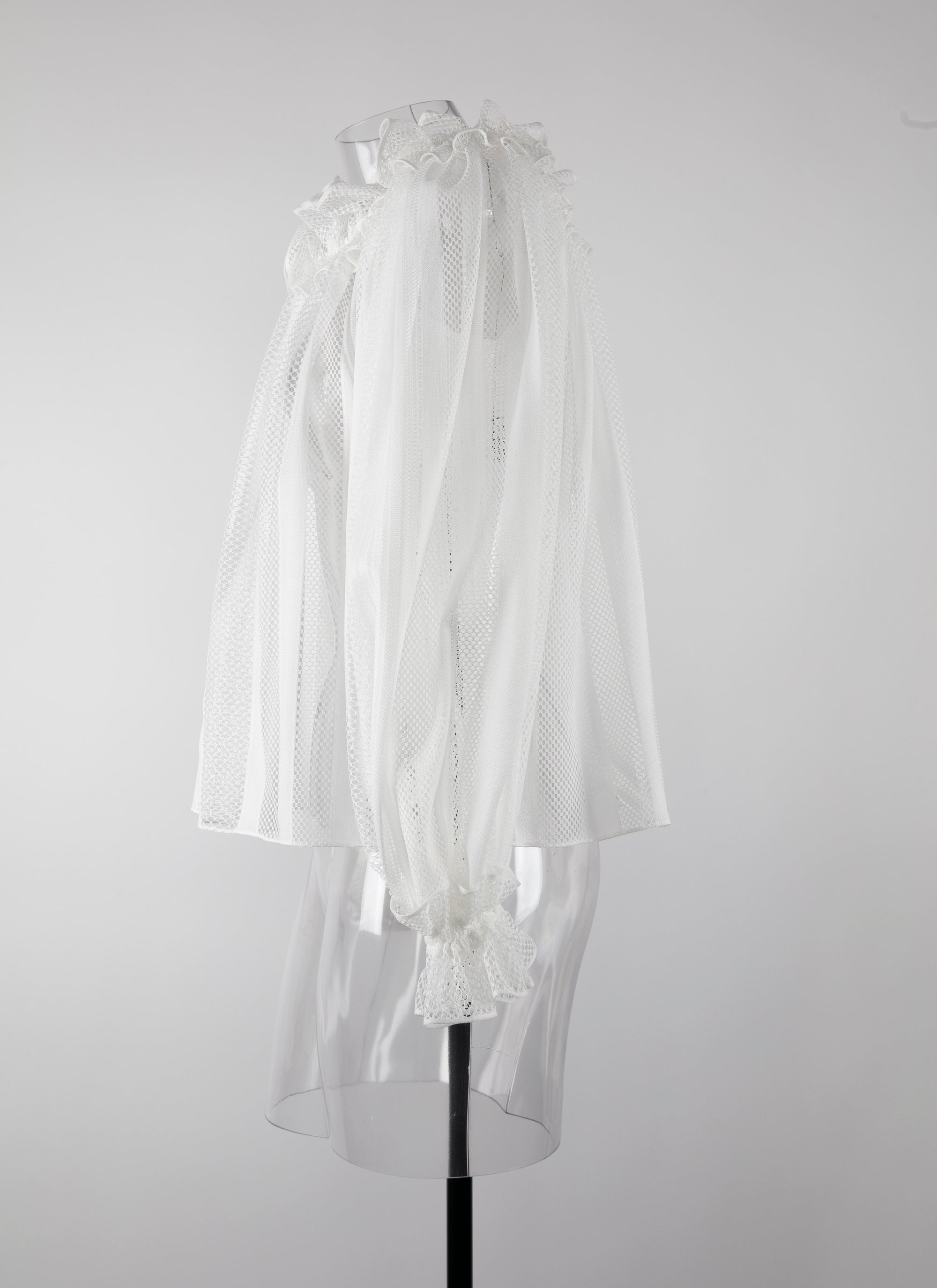 Blouse à manches longues - Blanc