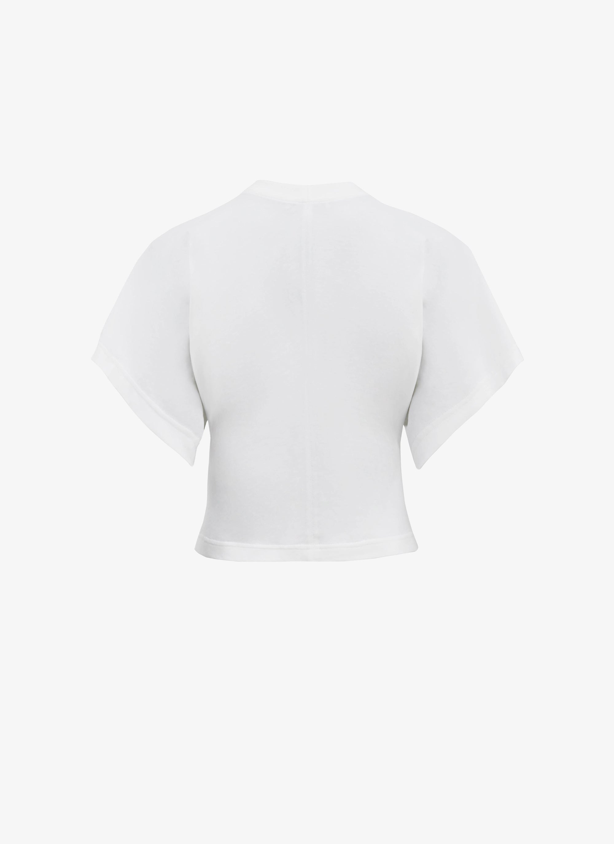 Logo T-shirt with large sleeves - White & Black