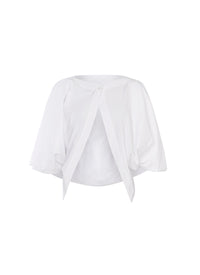 Hooded top - White