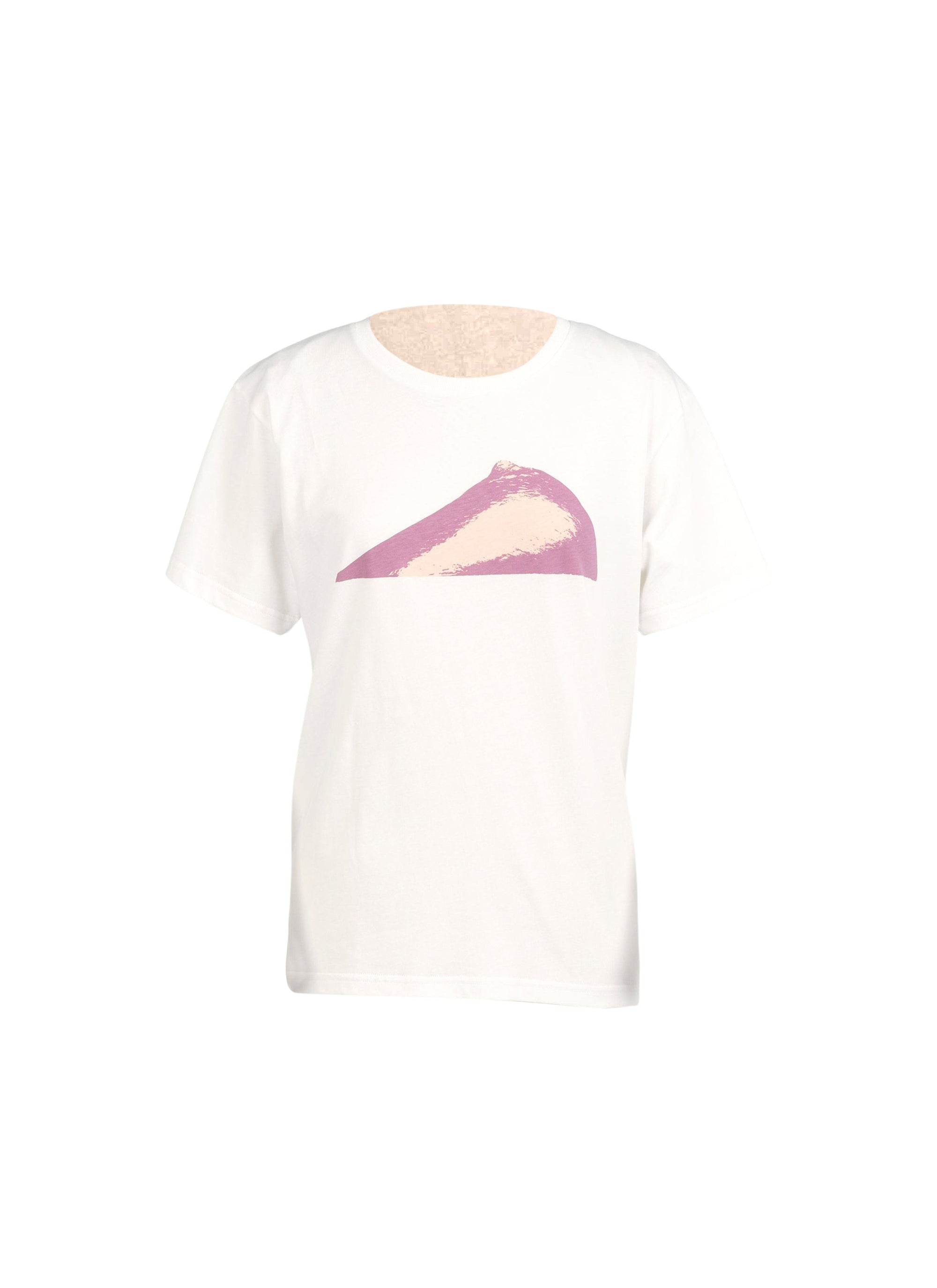 T-shirt César with painted motif - White