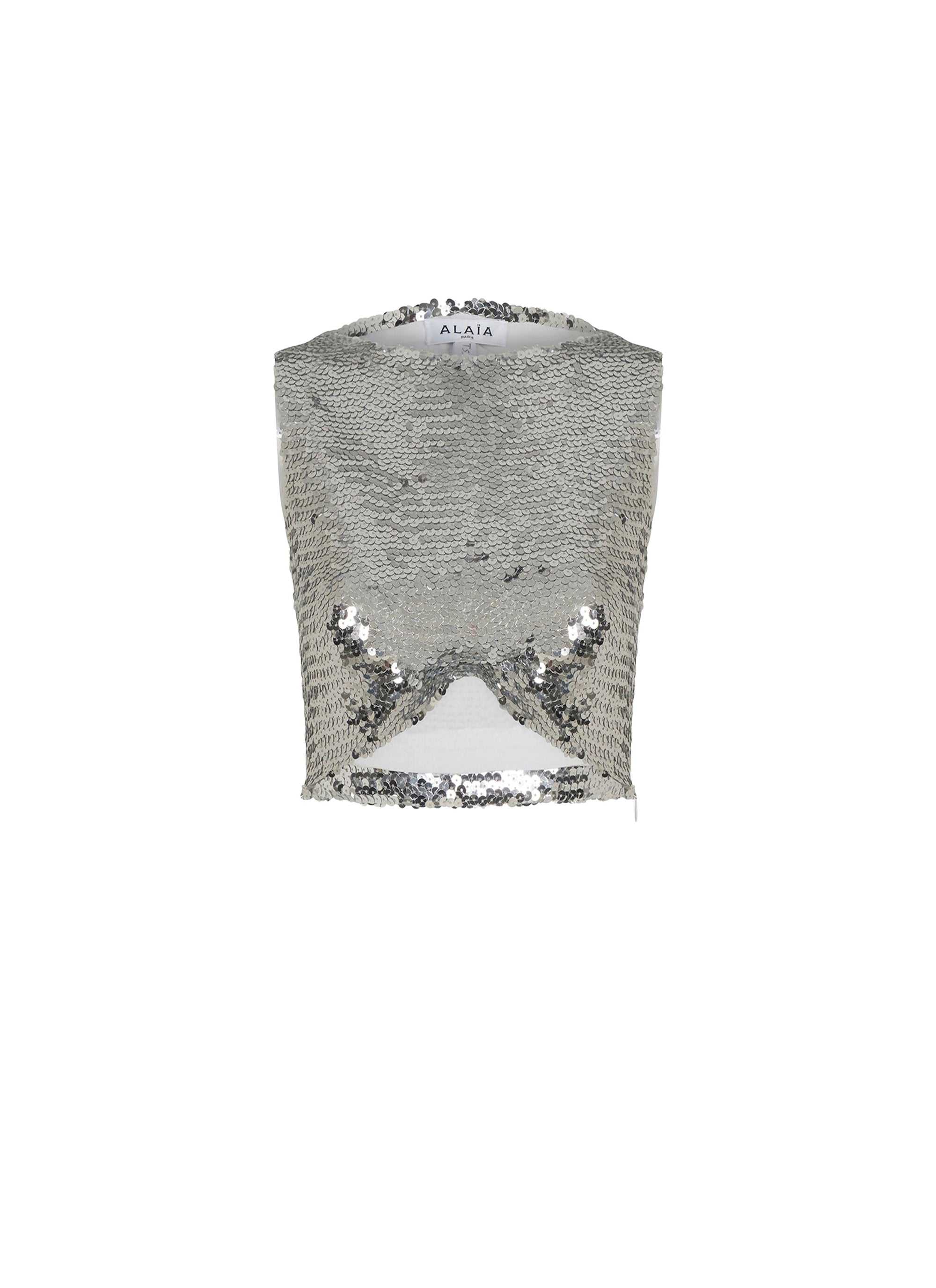 Sequin blouse - Silver