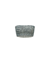 Brassière en jacquard croco - Blanc & Opaline
