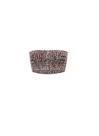 Brassière en jacquard croco - Noir & Marron