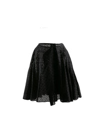 Openwork skater skirt without lining - Black intense