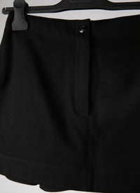 Plain skort - Black intense