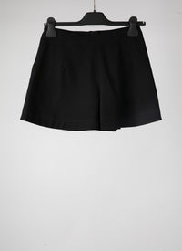 Plain skort - Black intense