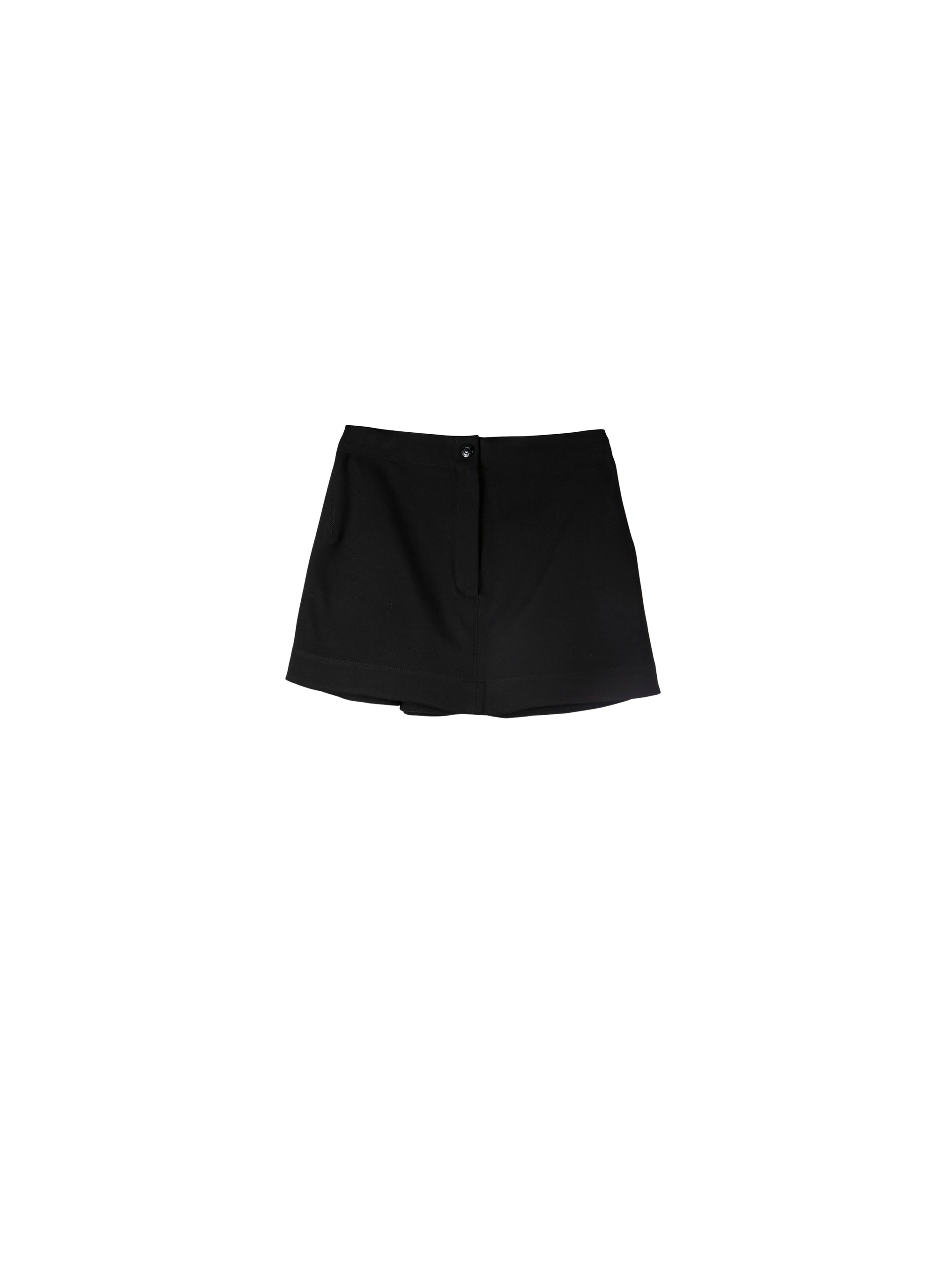 Plain skort - Black intense