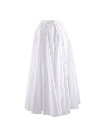 Jupe longue triangle - Blanc