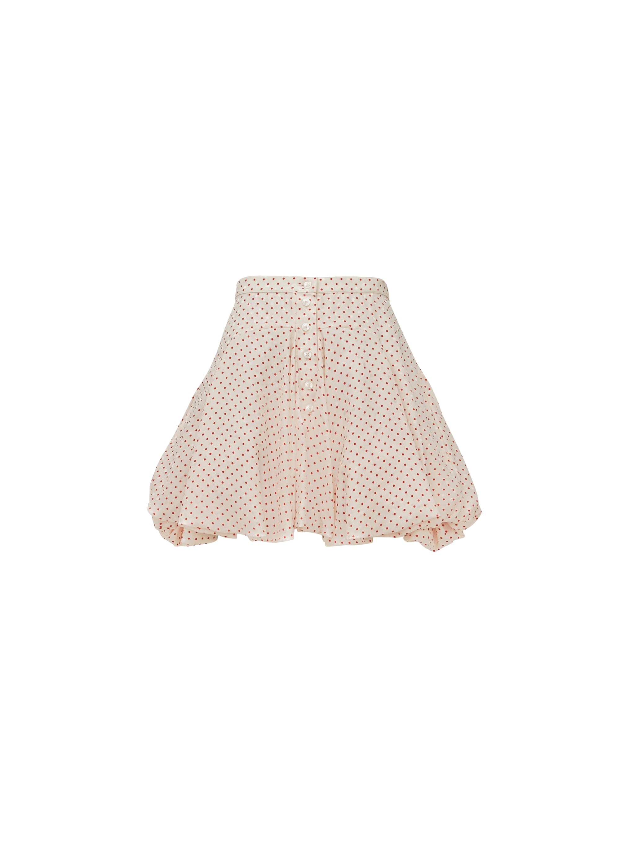 Silk Spot Skirt - Pink & Red