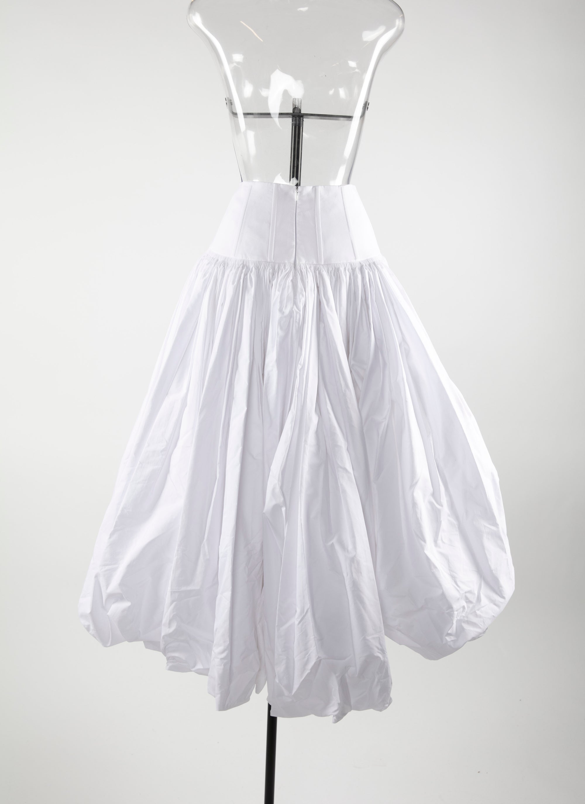 Long ball skirt - White