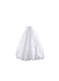 Long ball skirt - White