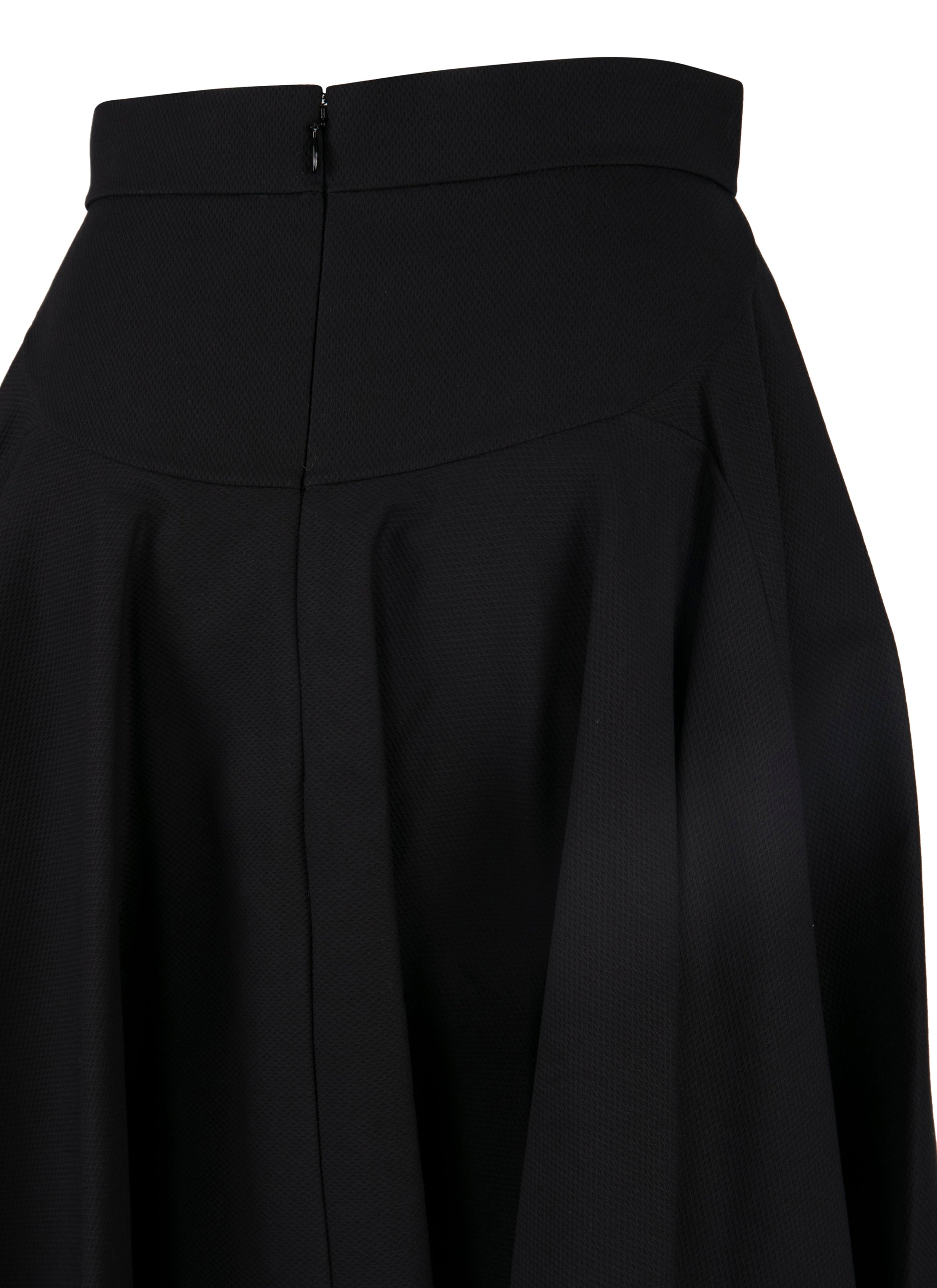 Short pleated skirt - Black
