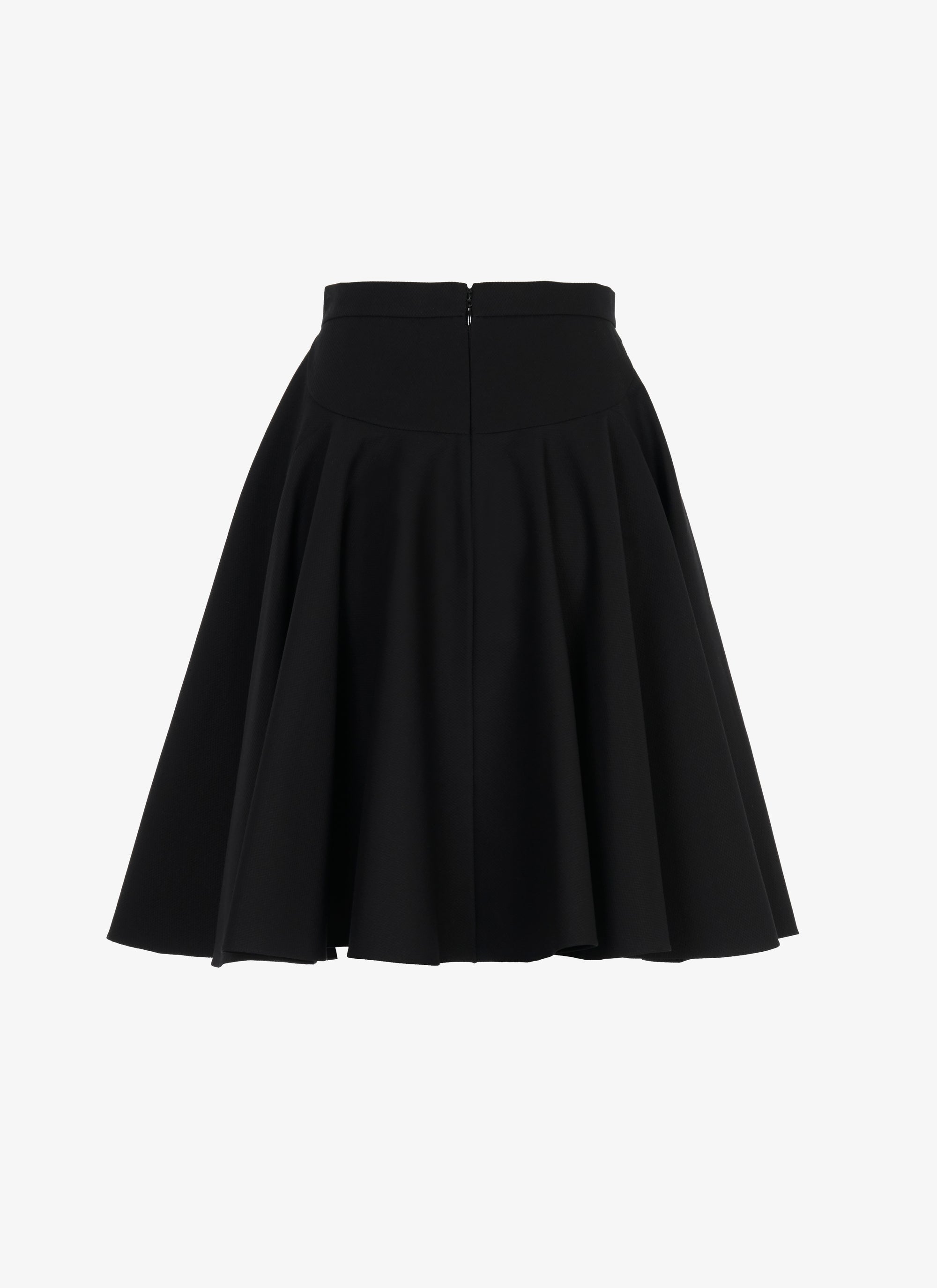 Short pleated skirt - Black