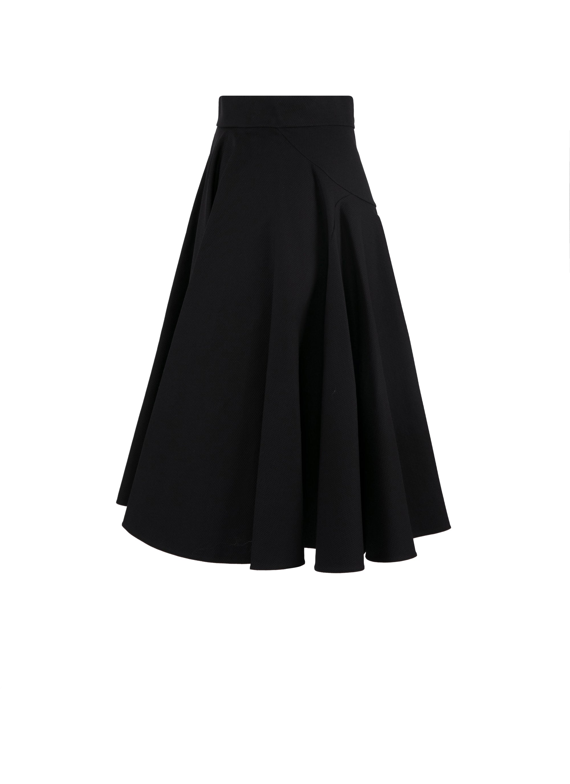 Short pleated skirt - Black