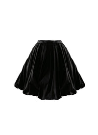 Short tulip skirt - Black intense