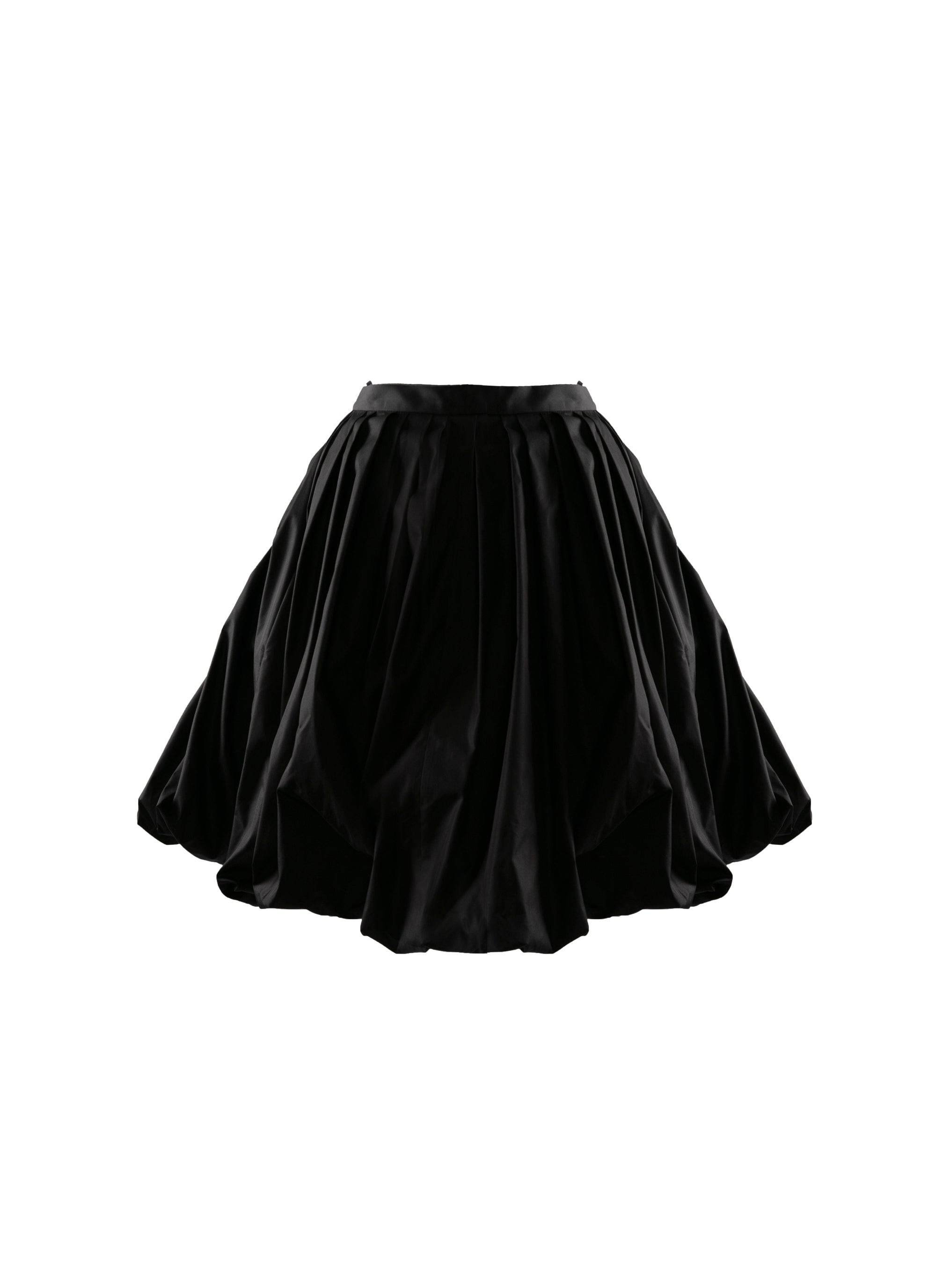 Short tulip skirt - Black intense