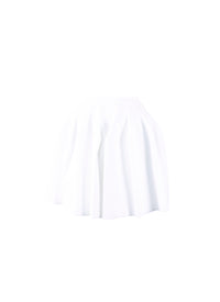 Jupe courte Maille piquée - Blanc