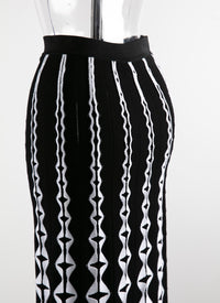 Foot skirt - Black & White