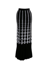 Foot skirt - Black & White