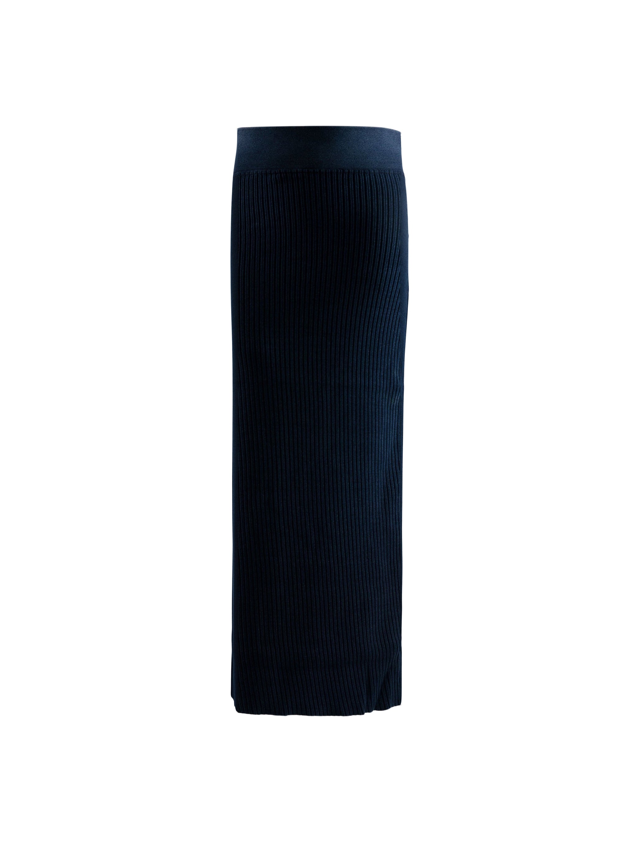 Jupe longue à fente - Bleu Jeans