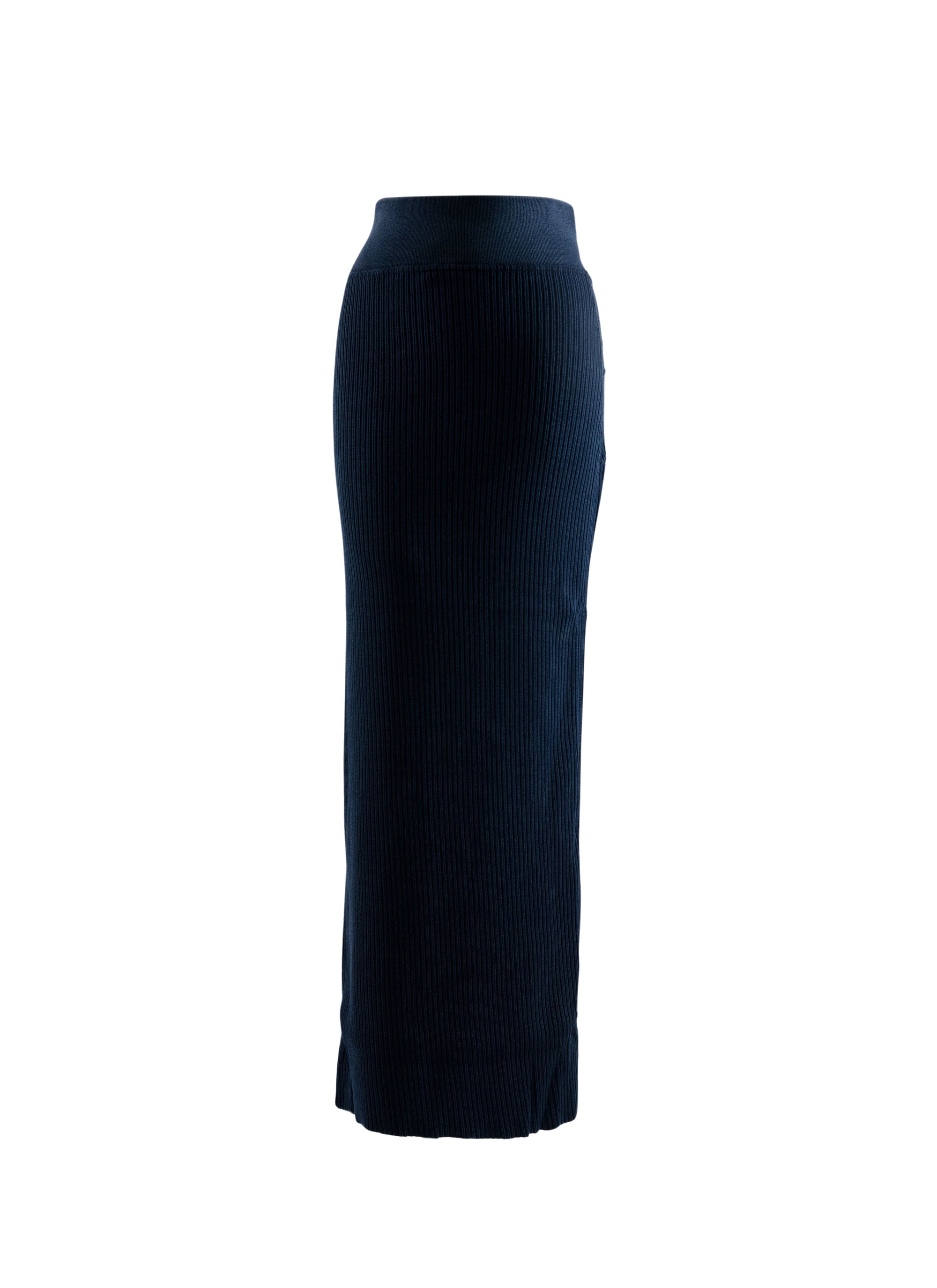 Jupe longue à fente - Bleu Jeans