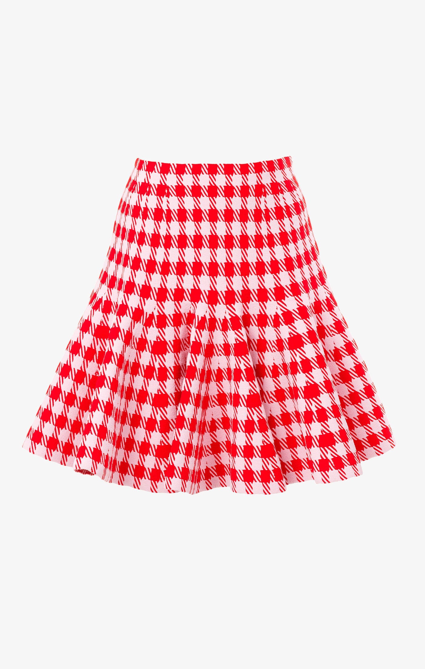 Flared skirt - Red & Pink
