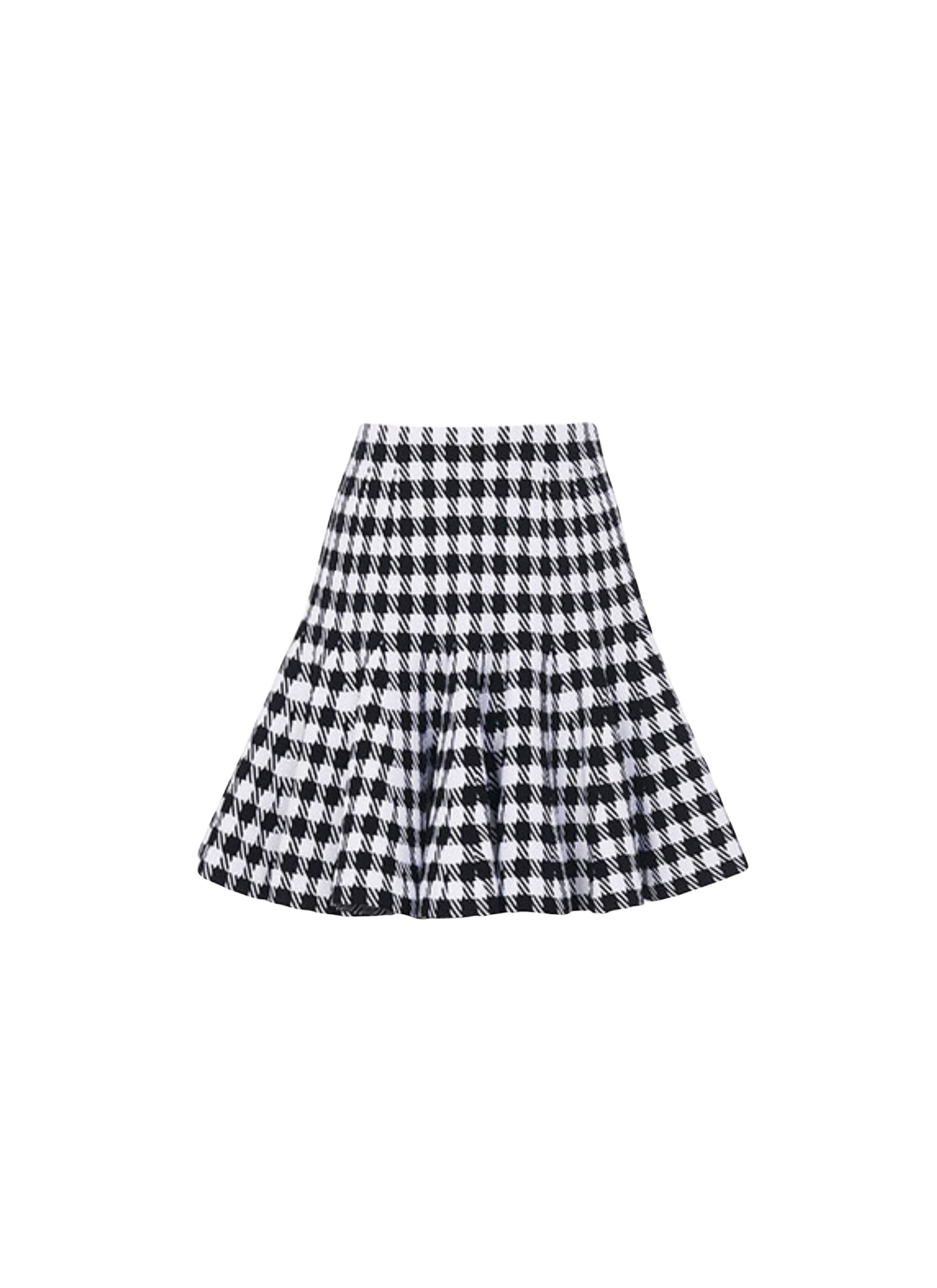 Flared skirt - Black & White