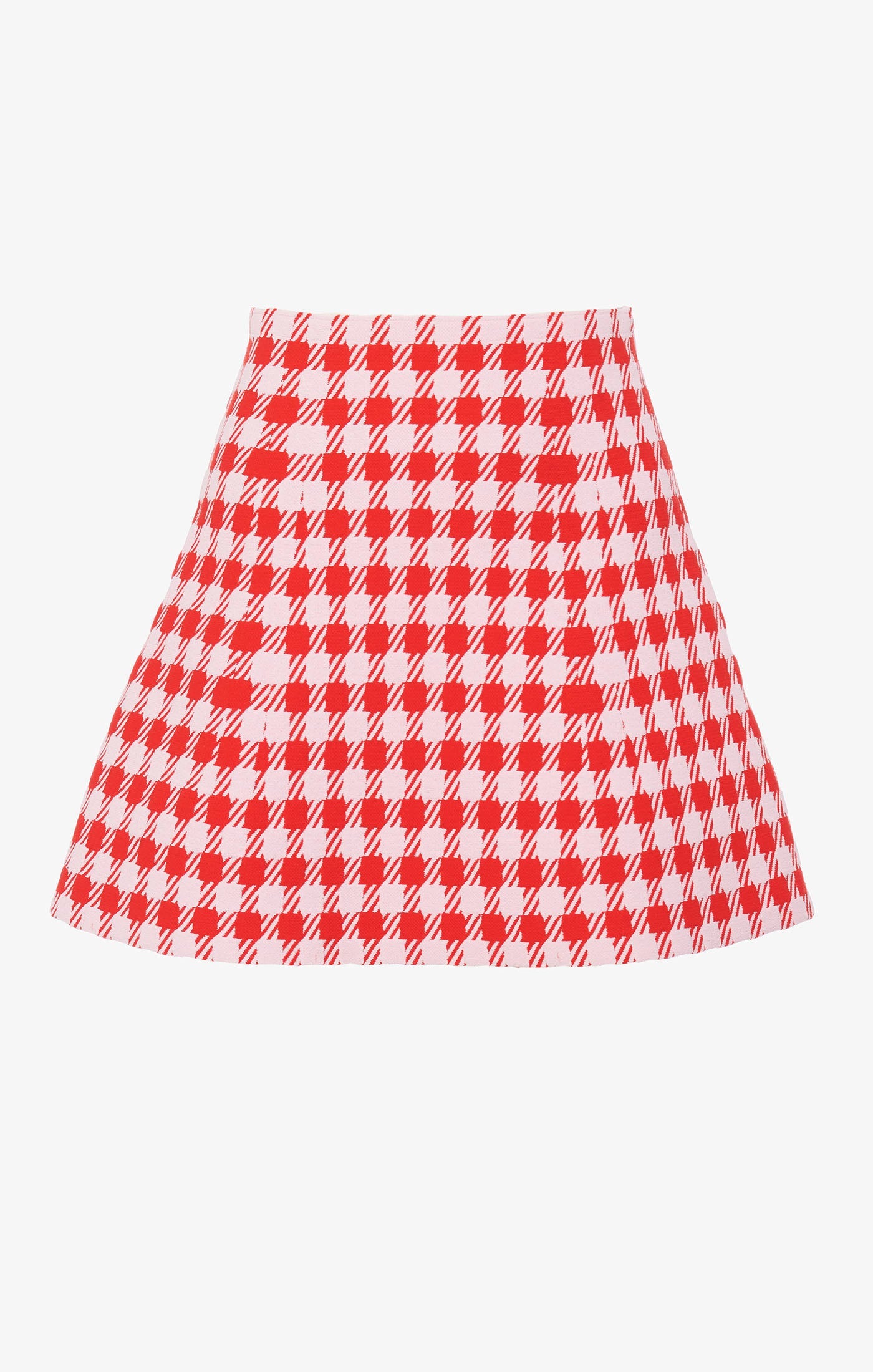 Mini jupe à carreaux - Rouge & Rose