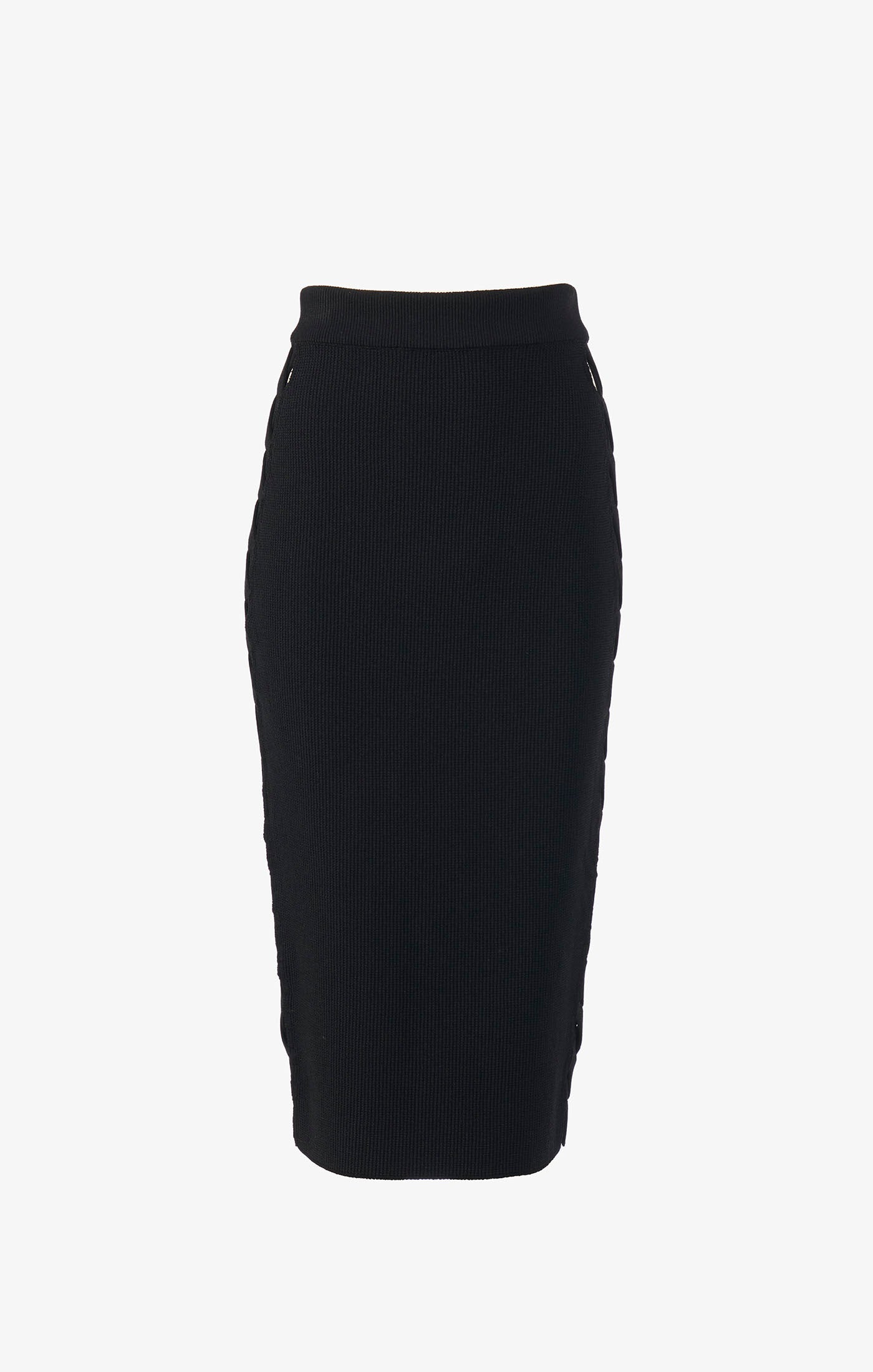 Openwork pencil skirt - Black Alaïa