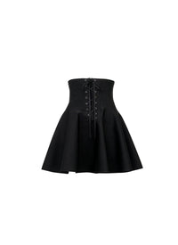 Short corset skirt - Black Alaïa