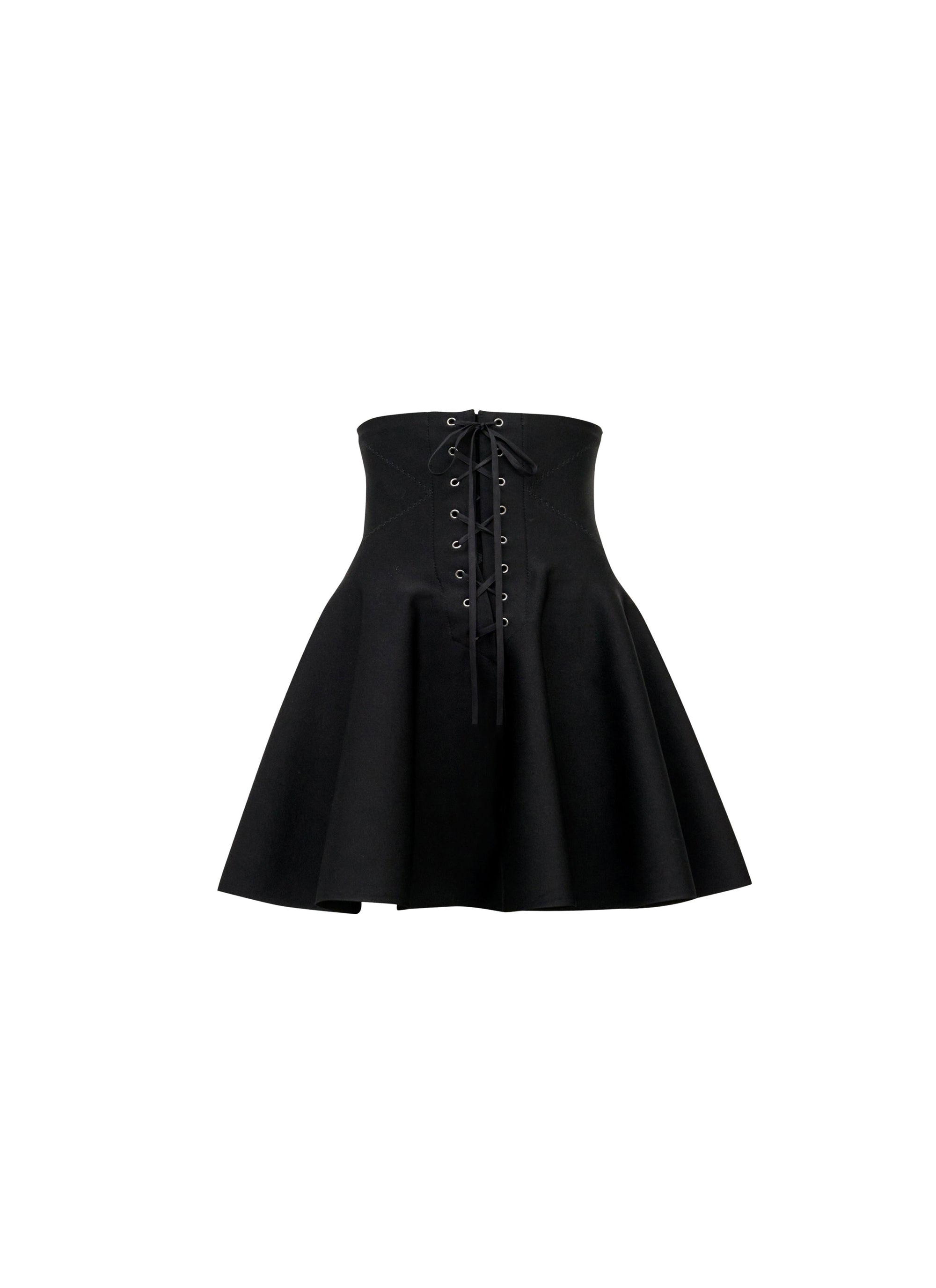 Short corset skirt - Black Alaïa