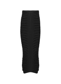 Jupe longue en velours - Noir Alaïa