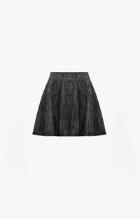 Jupe en velours en velours chine - Gris