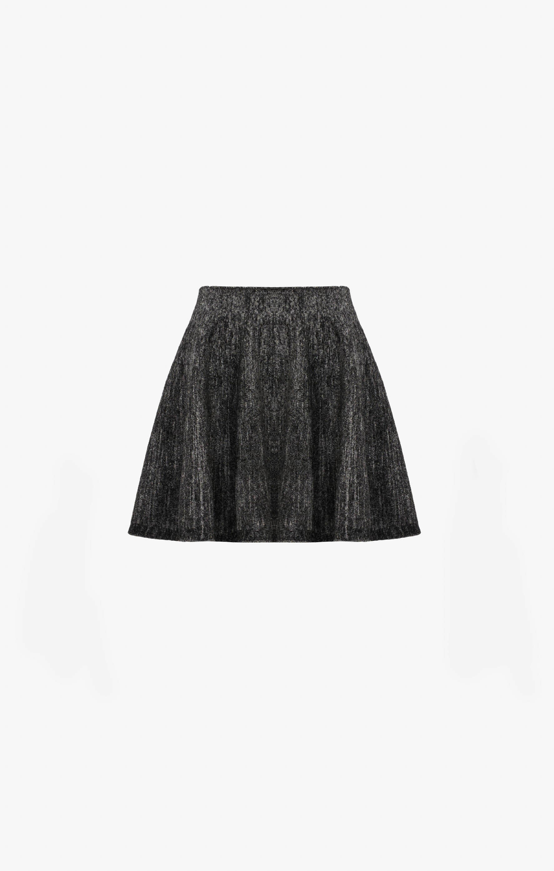 Jupe en velours en velours chine - Gris