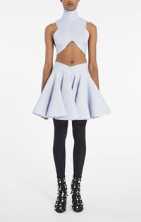 Circular ribbed skirt - Black Alaïa