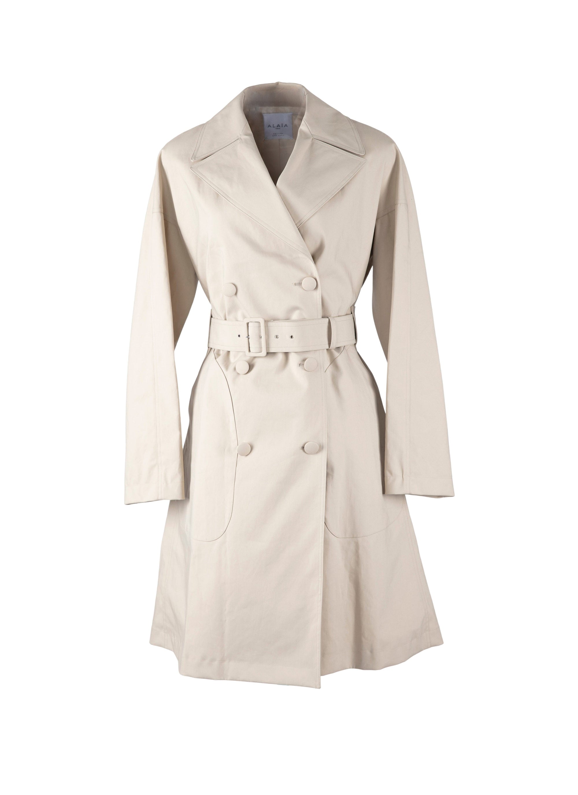 Belted trench coat - Sahara