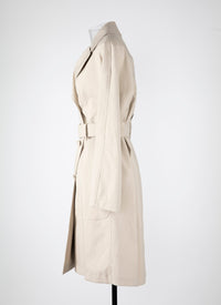 Belted trench coat - Sahara