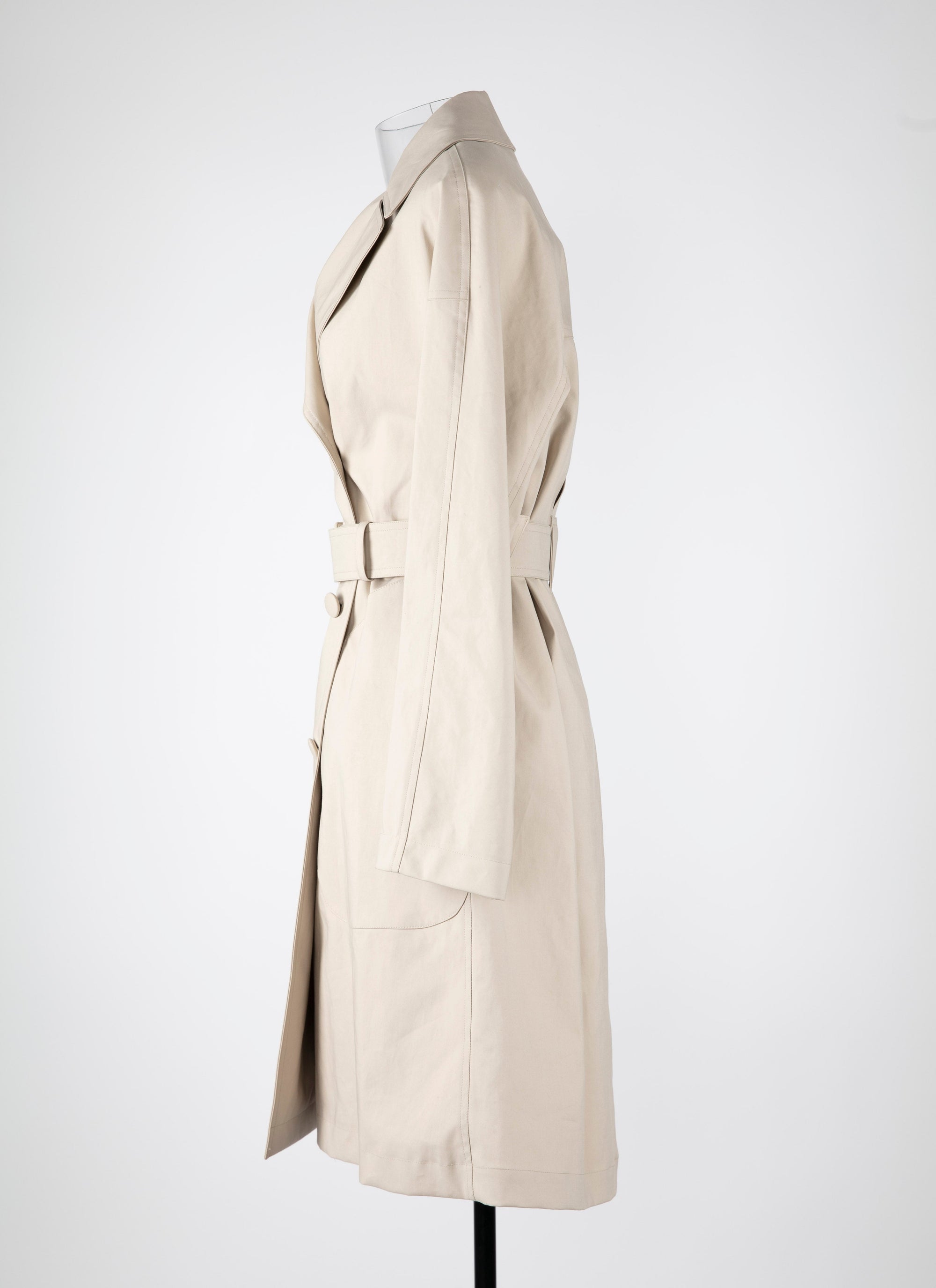 Belted trench coat - Sahara
