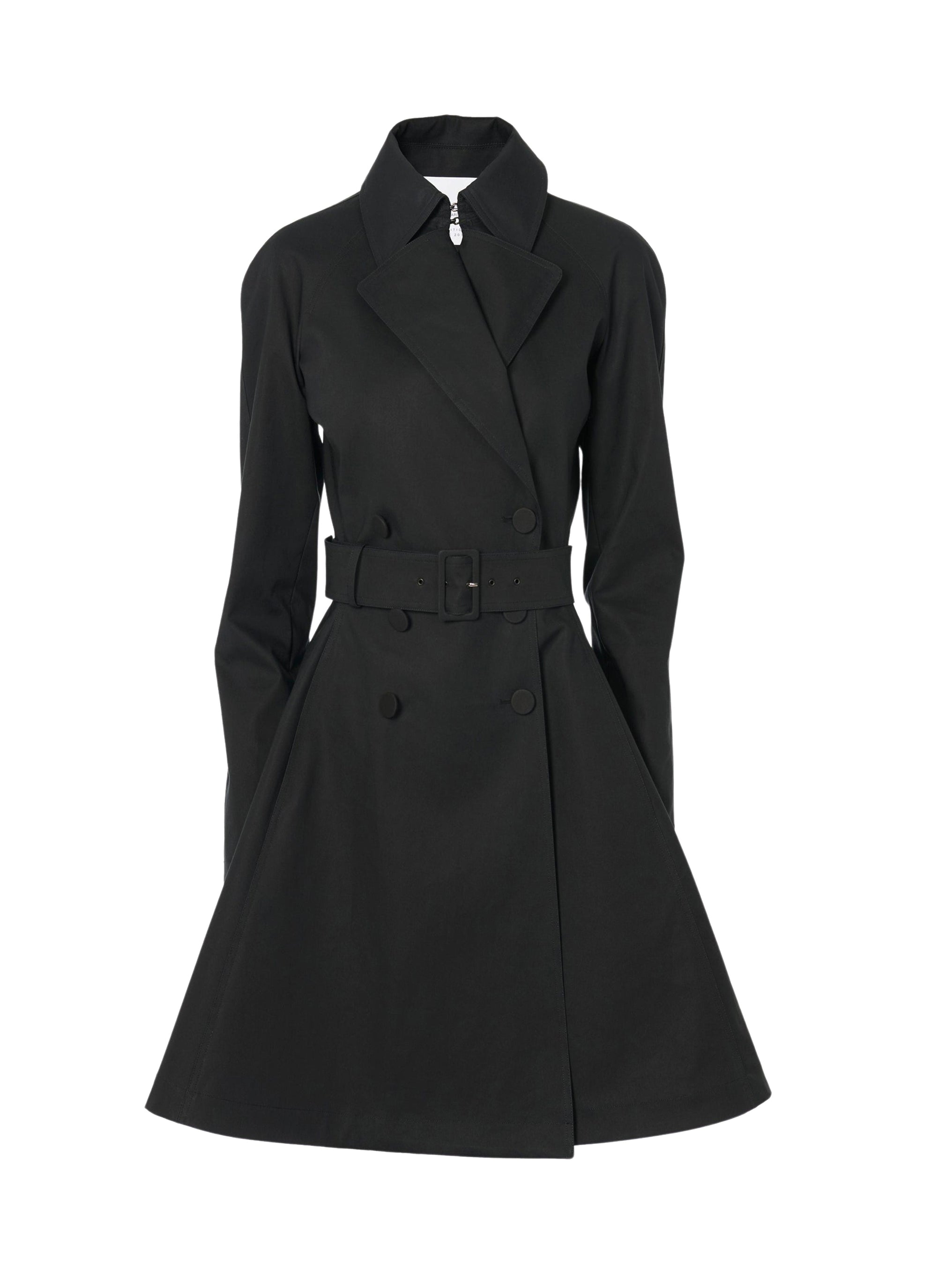 Manteau ceinture - Noir