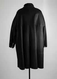 Wool edition coat - Black intense