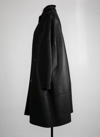 Wool edition coat - Black intense