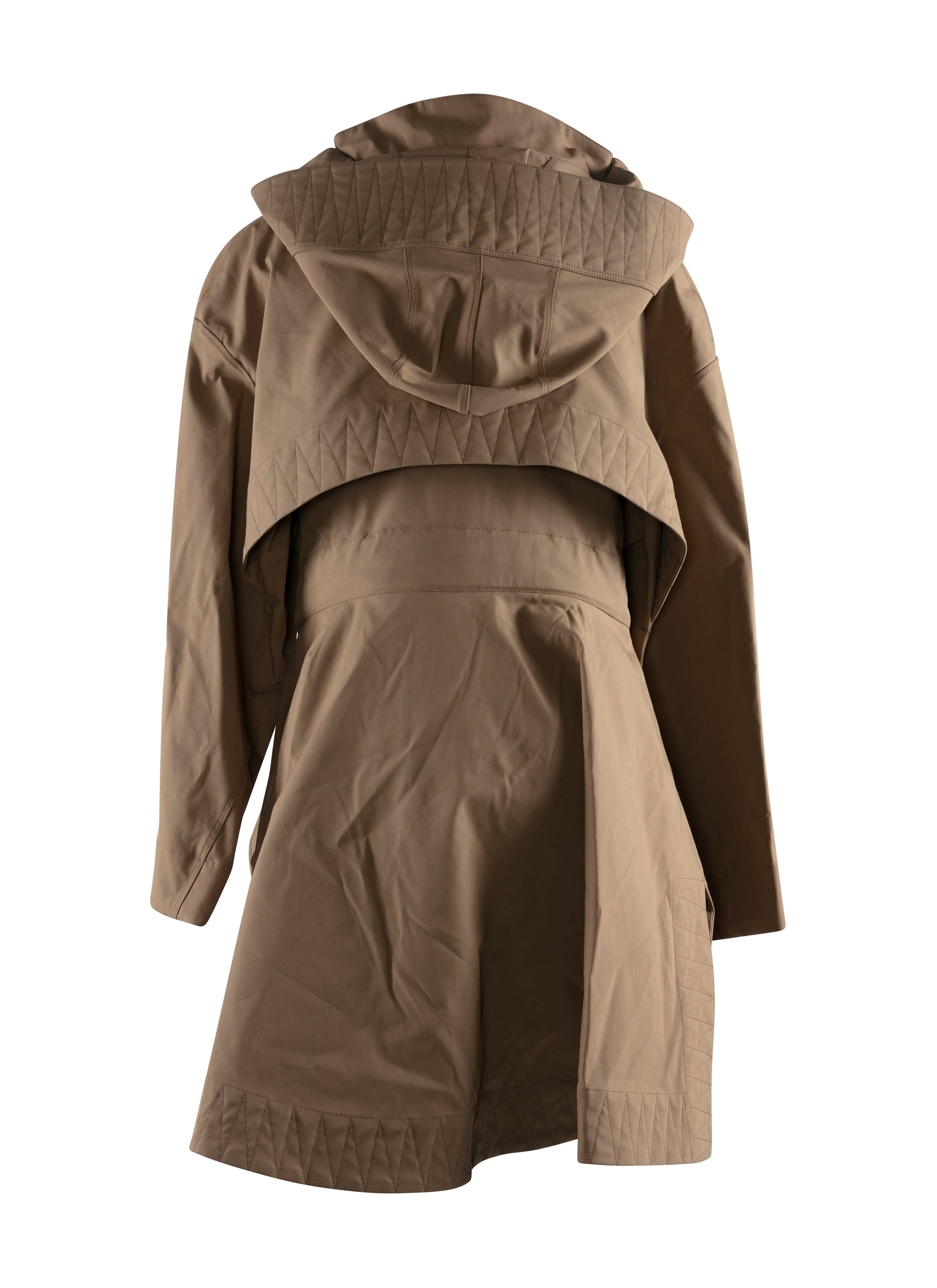 Manteau léger court ceinturé - Beige